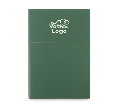 carnet de note A5 personnalisable vert