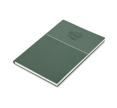 carnet de note A5 vert publicitaire