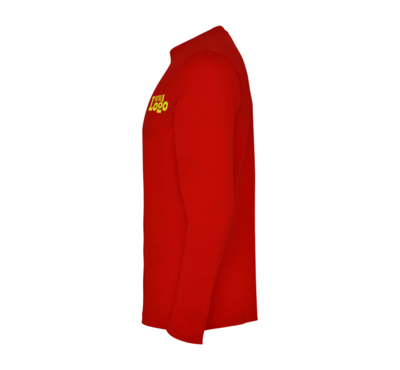 tshirt couleur rouge personnalisable pour enfant