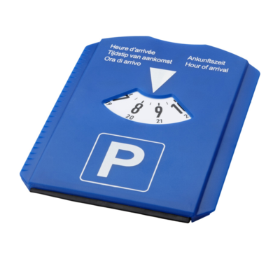 disque de stationnement publicitaire