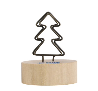 clip forme de noel sapin personnalisable