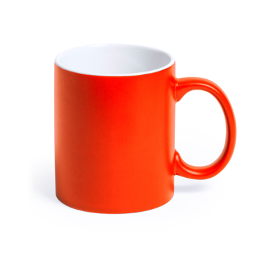 mug personnalisable orange 
