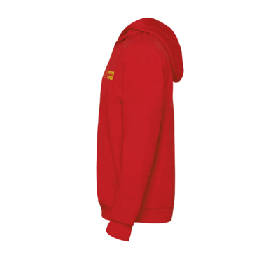 sweat à capuche pour enfant couleur rouge
