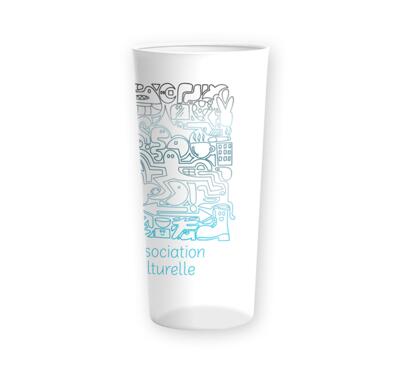 eco cup transparent personnalisable