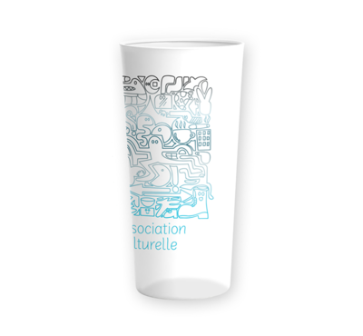eco cup transparent personnalisable