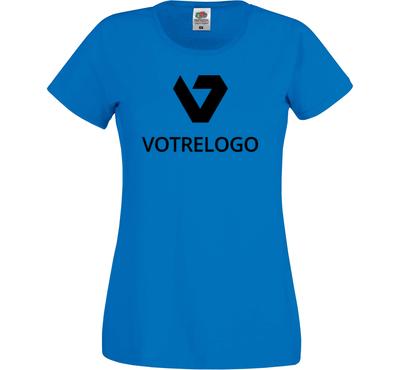T-shirt femme SC61420 bleu - S
