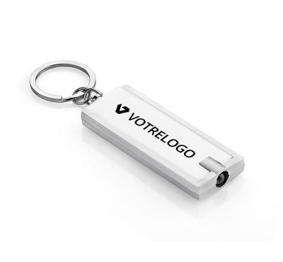 Porte-clés LED LUMO blanc