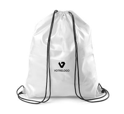 Sac à dos à 2 cordons VALO blanc