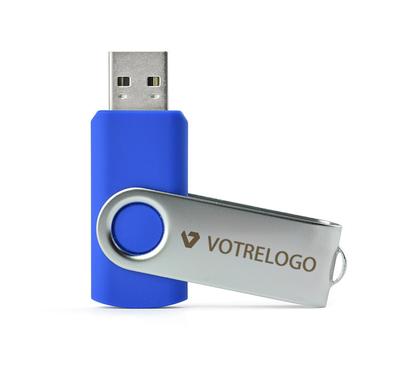 Clé USB TWISTER 4 GB bleu