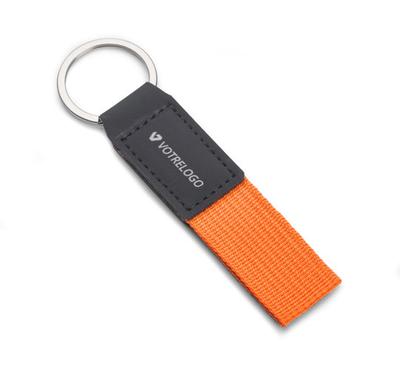Porte-clés publicitaire orange