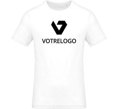 T-shirt homme K369 blanc - L