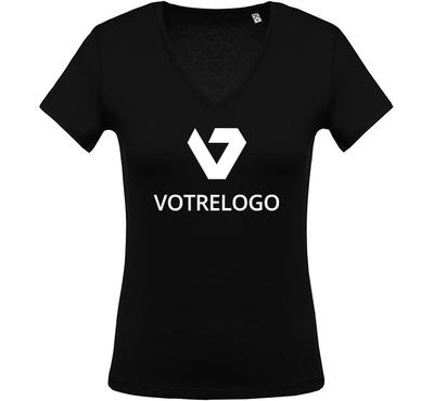 T-shirt femme K390 noir - L