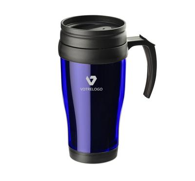 Mug isotherme CLASSIC COLOR 400 ml bleu