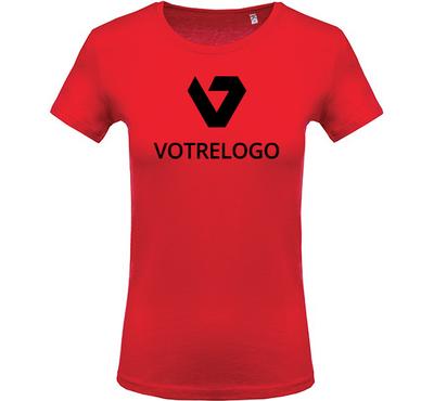 T-shirt femme K389 rouge - M