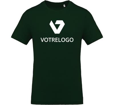 T-shirt homme K369 vert foncé - S