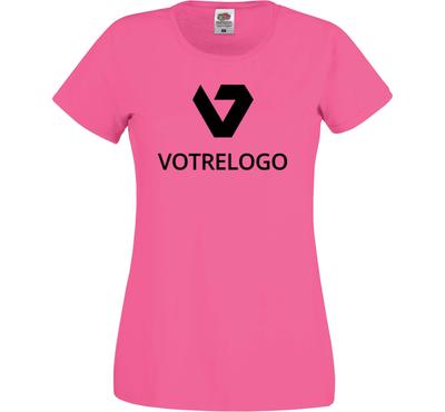 T-shirt femme SC61420 rose - XXL