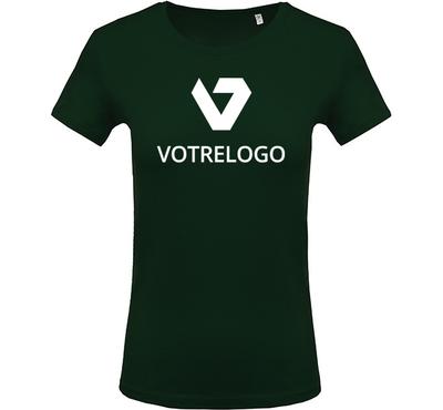T-shirt femme K389 vert foncé - XL