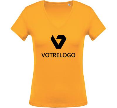 T-shirt femme K390 jaune - M