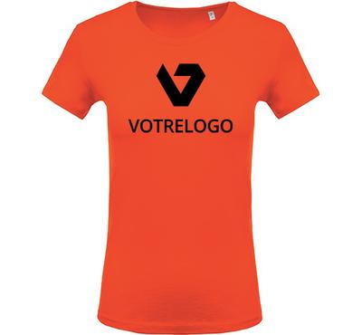 T-shirt femme K389 orange - 3XL