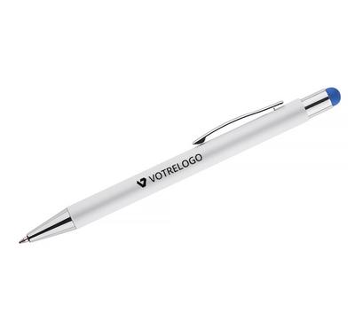 stylo à bille touch bianco bleu