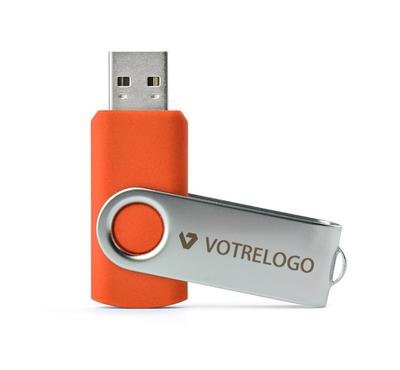 Clé USB TWISTER 8 GB orange