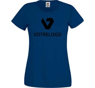 T-shirt femme SC61420 bleu marine - XS