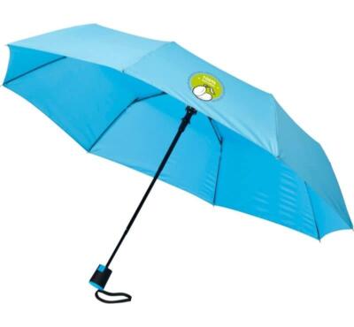 parapluie personnalisé bleu ciel