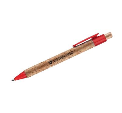 Stylo écologique personnalisé rouge