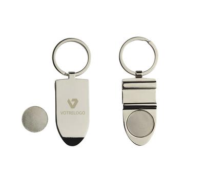 Porte-clés 4 en 1 BOTTIGA argent