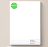 Impression papier entête