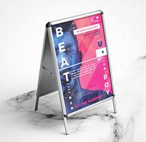 Chevalets de rue publicitaires