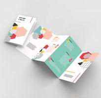 Dépliants 4 volets personnalisables