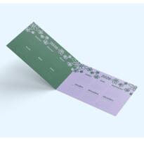 Calendrier dépliant