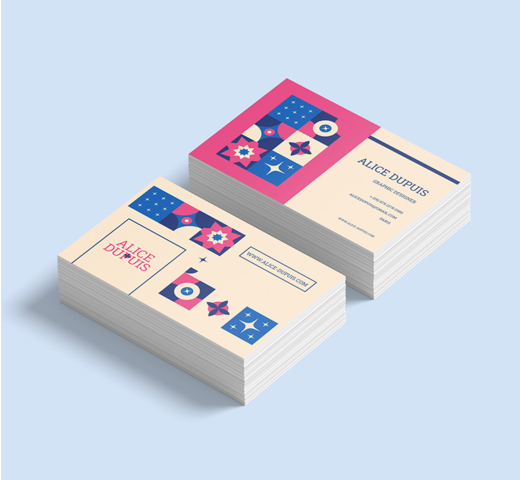 carte de visite publicitaire
