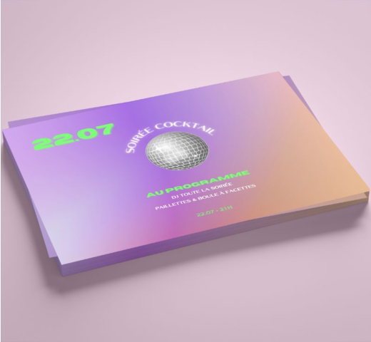 carte d'invitation simple