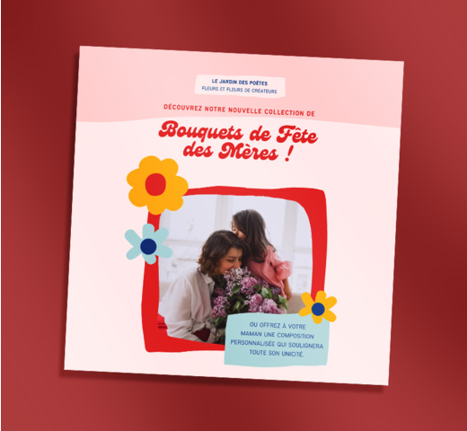 Flyer carré personnalisé