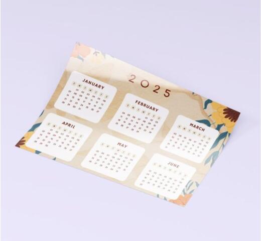 Visuel calendrier souple