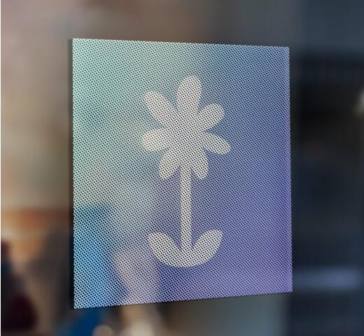 adhésif microperforé