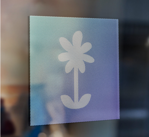 adhésif microperforé