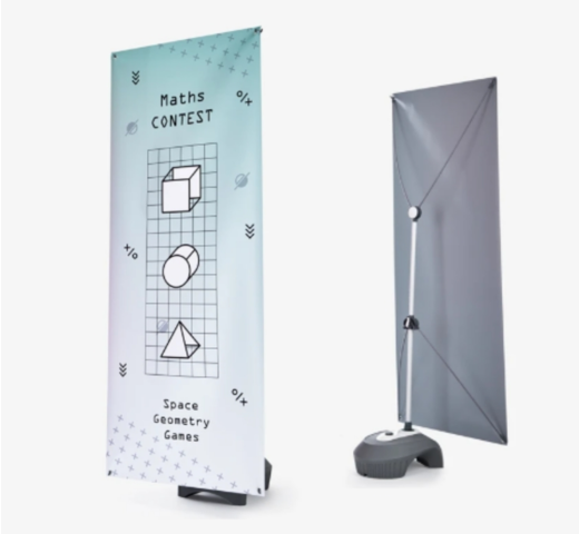 grande bannière kakemono lestable pour extérieur