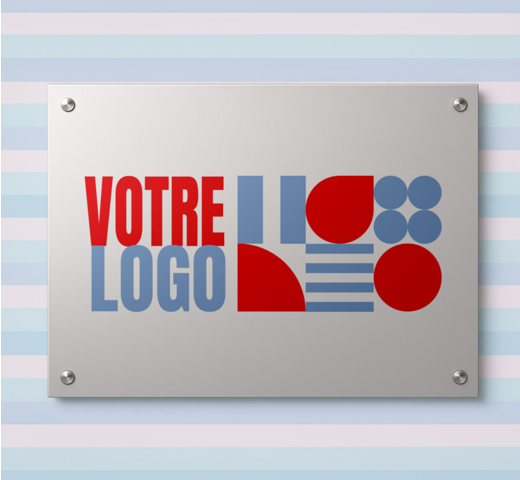 Panneau ou plaque professionnelle en aluminum