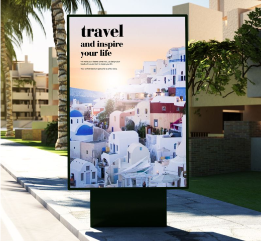 Afficha extérieur entreprise