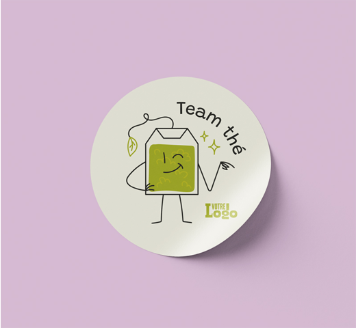 Sticker autocollant personnalisé