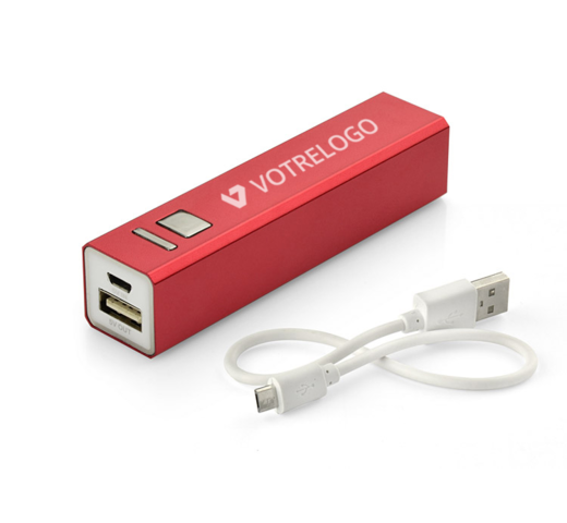 Powerbank TALL 2200 mAh rouge