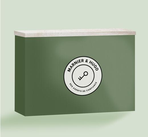 Comptoir personnalisé entreprise