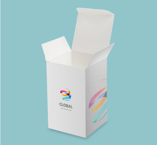 Packaging rectangulaire logoté