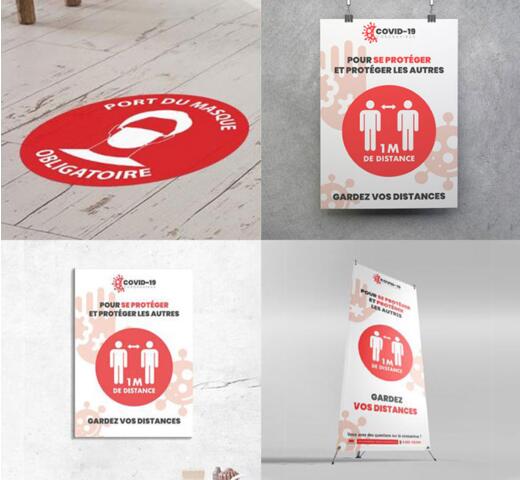 Supports print Covid