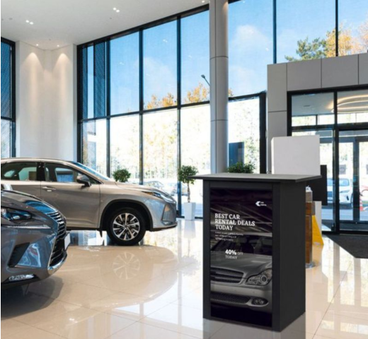 Digital counter automobile