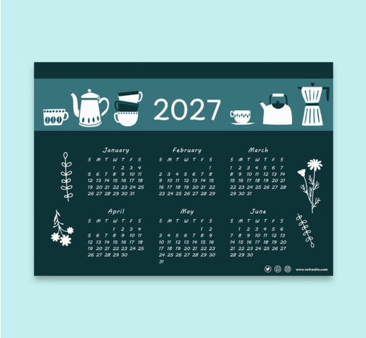 calendrier carton épais pour entreprise