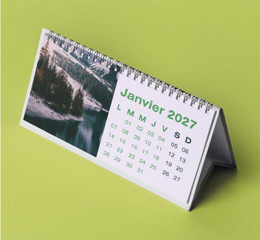 calendrier de bureau à poser